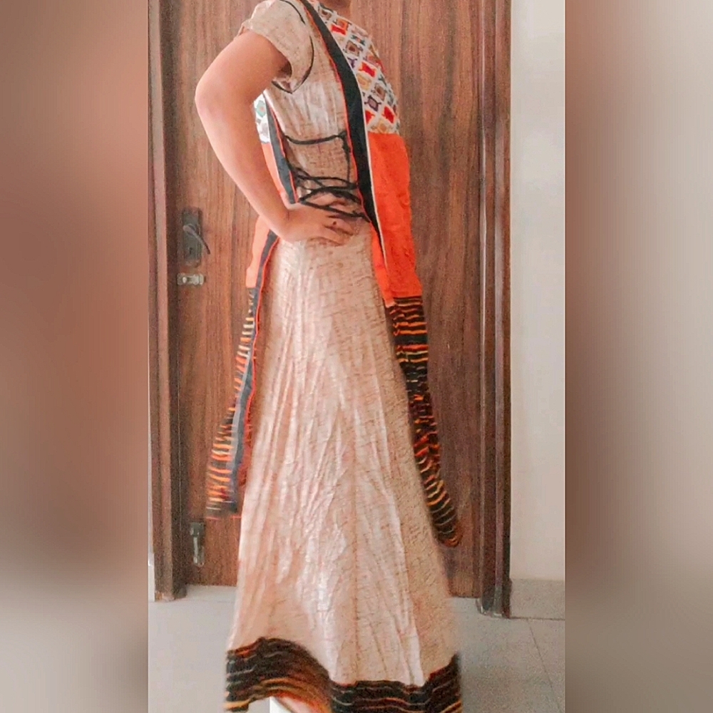 Sale - Double layered A line trendy gown/kurti - Picture 11 of 11